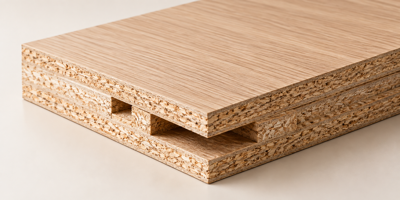 Particle board furniture material